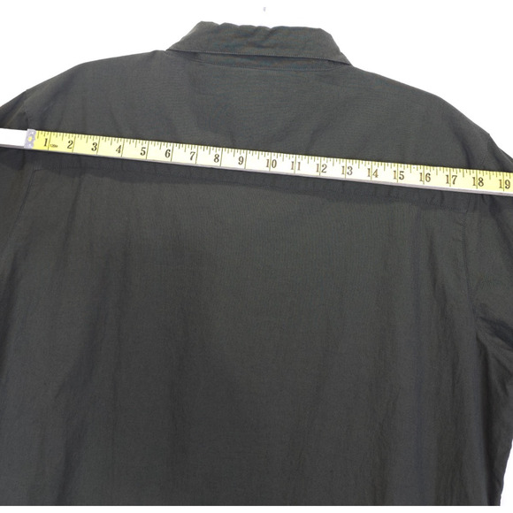 Bobbie Brooks Button Shirt Embroidered Floral Women XL Olive Western Cottagecore - Picture 6 of 14